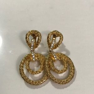 Dior drop clipon  earrings